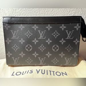 Great condition. LV Gaston wearable wallet with strap and pouch